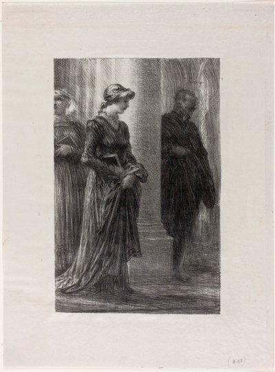 Les Maîtres chanteurs de Nuremberg, Acte I : Walther et Eva se rencontrent - Henri Fantin-Latour