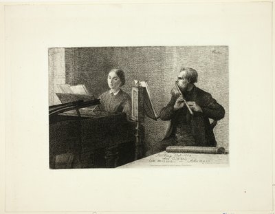 Une pièce de Schumann - Ignace Henri Jean Fantin Latour