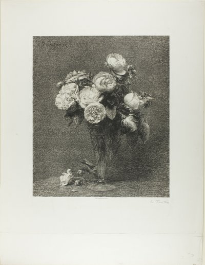 Bouquet de roses - Henri Fantin Latour