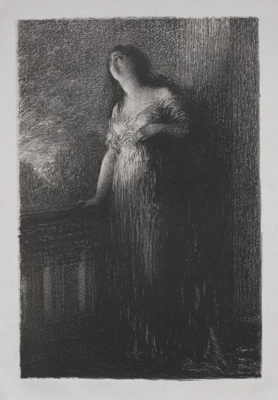 Confidant dans la nuit - Ignace Henri Jean Fantin Latour