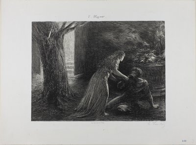 Début de la Walkyrie - Ignace Henri Jean Fantin Latour