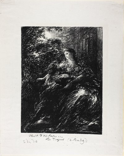 Duo des Troyens, sixième plaque - Ignace Henri Jean Fantin Latour