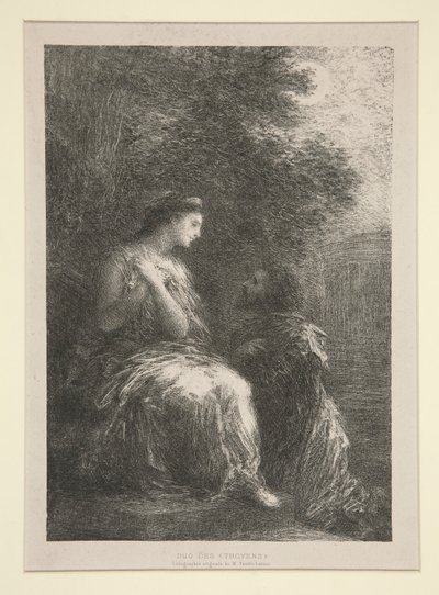 Duo - Ignace Henri Jean Fantin Latour