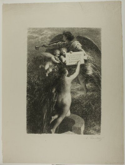 Frontispice: Vérité - Ignace Henri Jean Fantin Latour