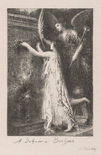 À Johannes Brahms - Ignace Henri Jean Fantin Latour