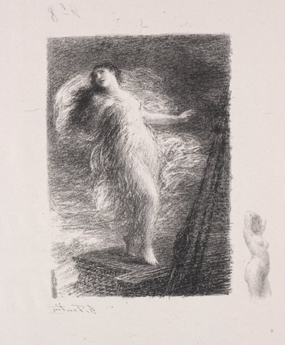 La jeune Tarentine - Ignace Henri Jean Fantin Latour