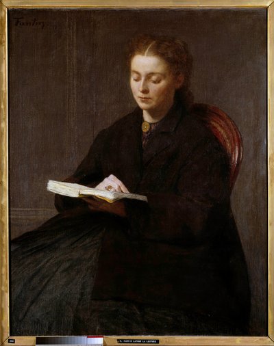 La lecture - Ignace Henri Jean Fantin Latour