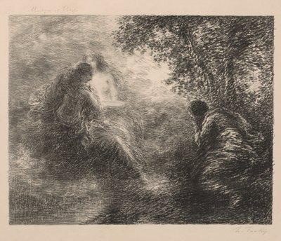 Musique et poésie - Ignace Henri Jean Fantin Latour