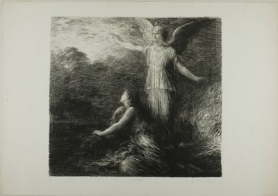 Paradis et le Péri (Ouverture), première planche - Ignace Henri Jean Fantin Latour