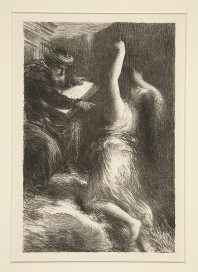 Parsifal : acte II, évocation de Kundry - Ignace Henri Jean Fantin Latour