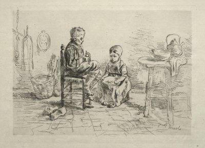 Épluchage de pommes de terre - Ignace Henri Jean Fantin Latour