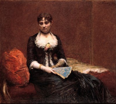 Portrait of Madame Léon Maître (Portrait de Madame Léon Maître) - Henri Fantin-Latour
