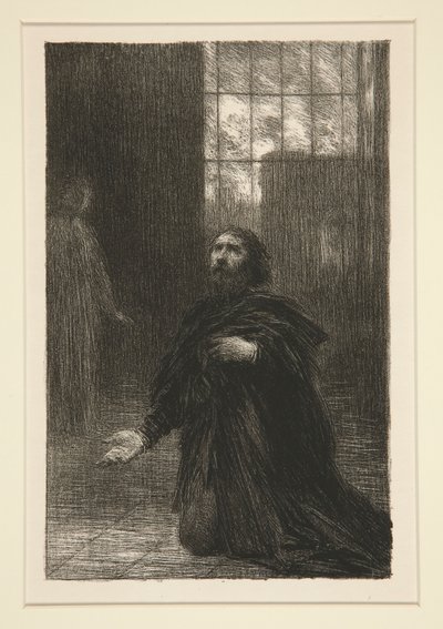 Rienzi : acte V, prière de Rienzi - Ignace Henri Jean Fantin Latour