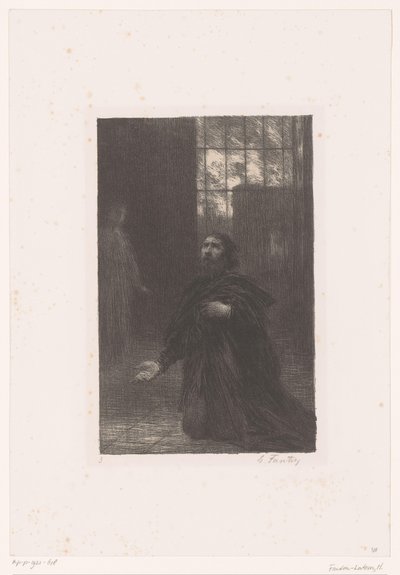 Rienzi prie Dieu - Ignace Henri Jean Fantin Latour