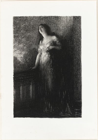 Roméo et Juliette : Confidences dans la nuit - Ignace Henri Jean Fantin Latour