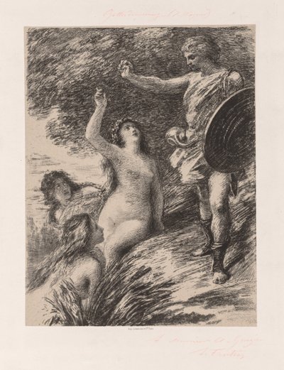 Siegfried et les filles du Rhin - Ignace Henri Jean Fantin Latour