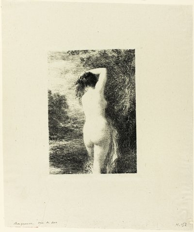 Baigneur debout, troisième plaque - Ignace Henri Jean Fantin Latour