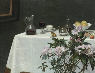 Nature morte : Coin de table - Henri Fantin Latour