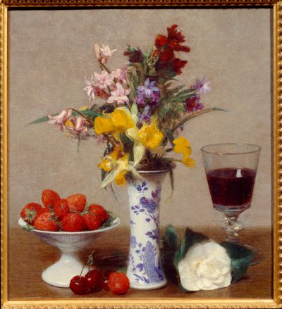 Nature morte dite les fiançailles - Ignace Henri Jean Fantin Latour