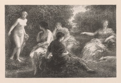 Les Baigneurs - Ignace Henri Jean Fantin Latour