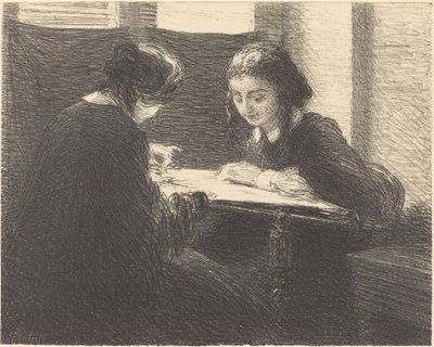 Les brodeuses - Ignace Henri Jean Fantin Latour