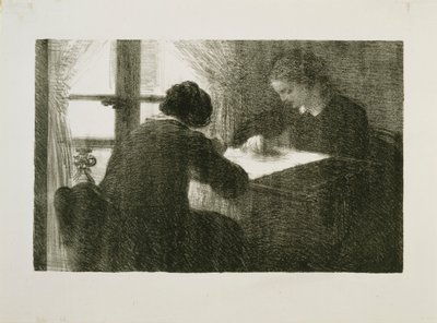 Les Brodeuses, No. 2 - Ignace Henri Jean Fantin Latour
