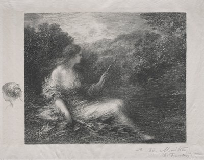 La chasseresse - Ignace Henri Jean Fantin Latour