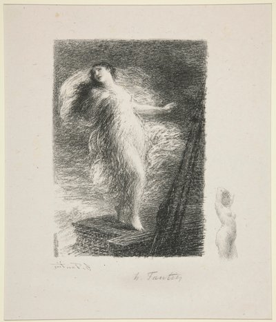 La Jeune Tarentine - Ignace Henri Jean Fantin Latour