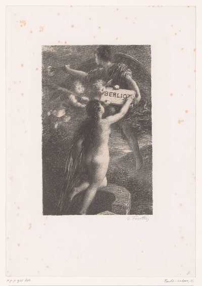 Page de titre pour: Hector Berlioz, sa vie et ses œuvres (Leven en werken van Hector Berlioz) - Ignace Henri Jean Fantin Latour