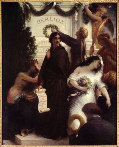 Hommage à Berlioz. Hector Berlioz, compositeur français - Ignace Henri Jean Fantin Latour