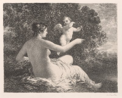 Vénus et Cupidon - Ignace Henri Jean Fantin Latour