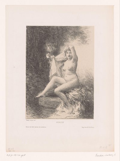 Vérité assise sur un puits - Ignace Henri Jean Fantin Latour