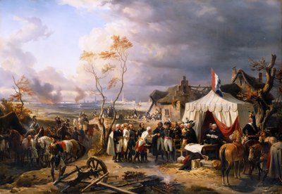Le général De la Morlière recevant la reddition d