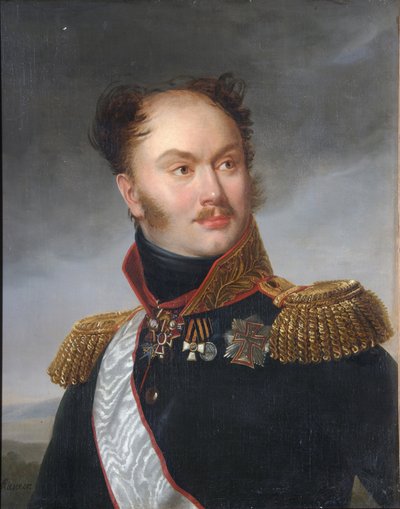 Portrait du Comte Mikhaïl Fiodorovitch Orlov 1788-1842, vers 1818 - Henri Françoiss Riesener