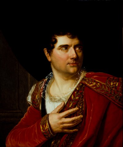 Portrait de Jean-Baptiste-Sauveur Gavaudan 1772-1840 - Henri Françoiss Riesener
