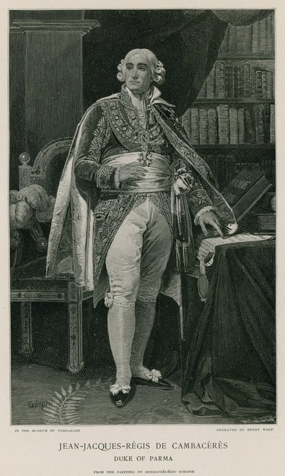 Jean-Jacques-Régis de Cambacérès - Henri Frederic Schopin