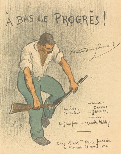À bas le progrès! - Henri Gabriel Ibels