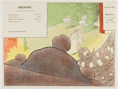 Fifth Performance: Mirages, for Le Théatre Libre - Henri Gabriel Ibels