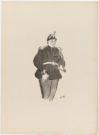 Polin, extrait de Le Café-Concert - Henri Gabriel Ibels
