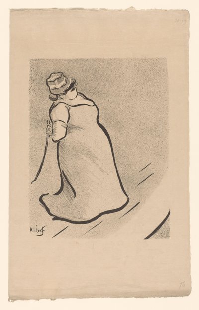 Portrait de la chanteuse Jeanne Bloch (Le Café Concert) - Henri Gabriel Ibels