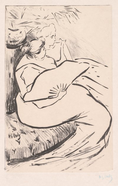 Femme assise, vers 1895-1900 - Henri Gabriel Ibels