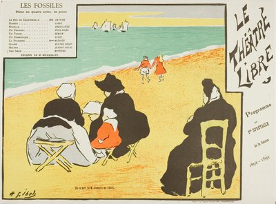 Second Performance: Les Fossiles, for Le Théatre Libre - Henri Gabriel Ibels