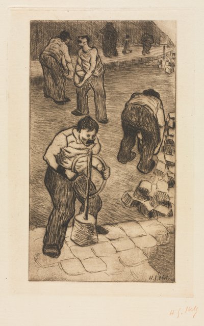 Les Paveurs de Rue - Henri Gabriel Ibels