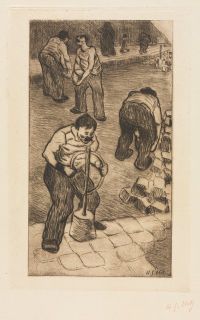 Les Paveurs de rue, 1894 - Henri Gabriel Ibels