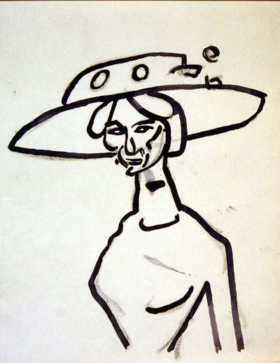 Un chapeau à large bord - Henri Gaudier Brzeska