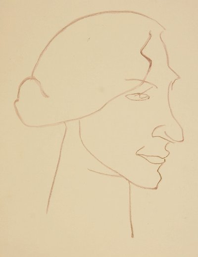 Sophie de profil - Henri Gaudier Brzeska