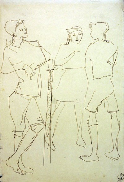 Enfants dans le parc - Henri Gaudier Brzeska