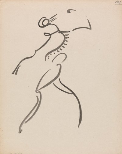 Figure dansante, de profil - Henri Gaudier Brzeska