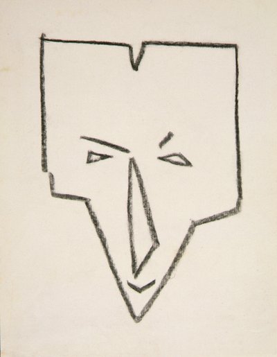 Tête de masque ethnique - Henri Gaudier Brzeska