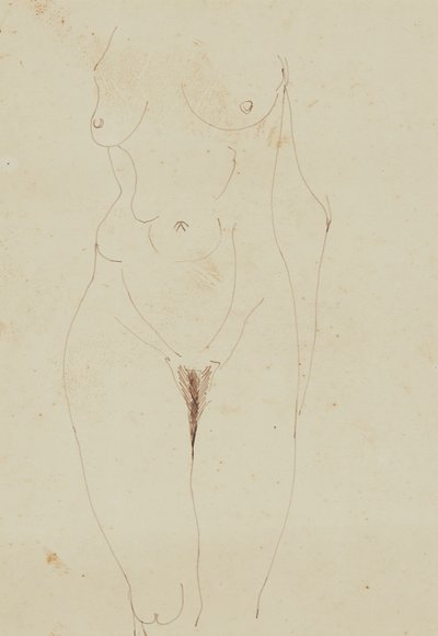 Torse nu féminin - Henri Gaudier Brzeska